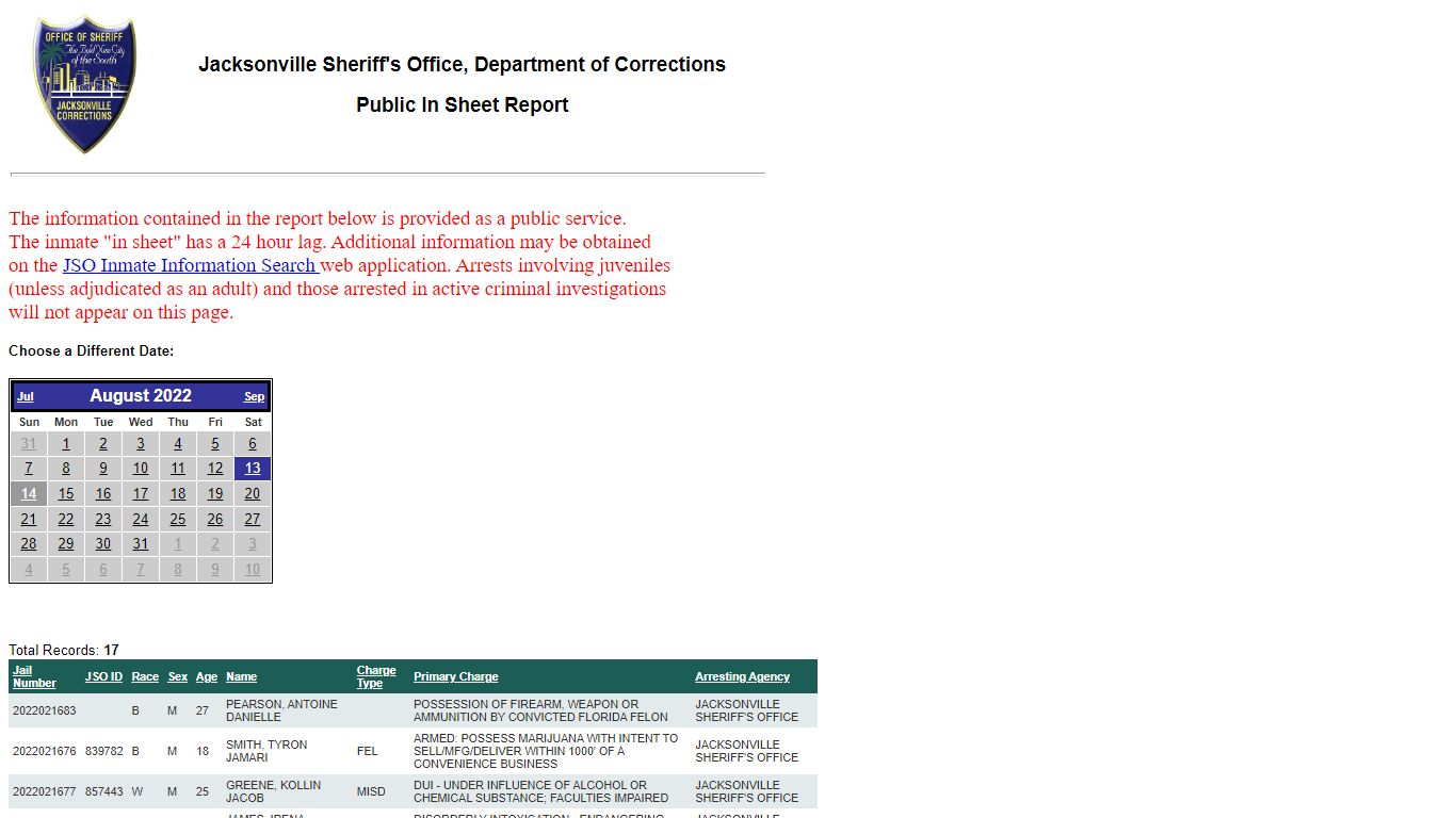 Jacksonville Sheriff's Office